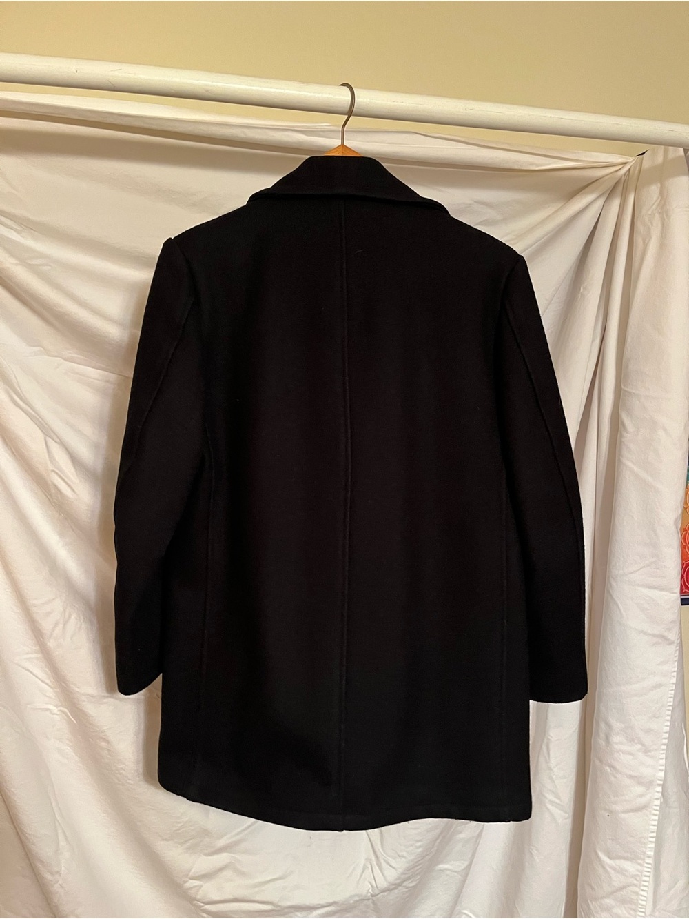 Classic navy blue Peacoat Jacket - unisex - Picture 3 of 10